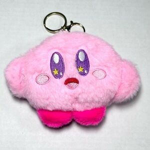 Kirby Plush Keychain Bag Charm Coin purse 5” New